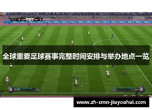 全球重要足球赛事完整时间安排与举办地点一览